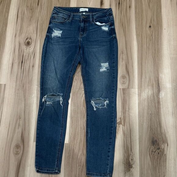 Studio Blue Distressed Jeans Women’s 27 - Picture 1 of 4